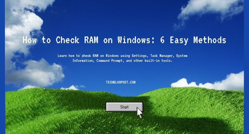 How to Check RAM on Windows